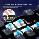 Philips Gaming Mechanical Keyboard - Blue Switches - 16 Ambiglow Chroma FX