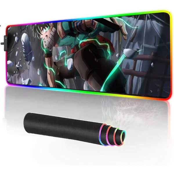 My Hero Academia Izuku Midoriya RGB Gaming Mouse Pad - 80x30 CM
