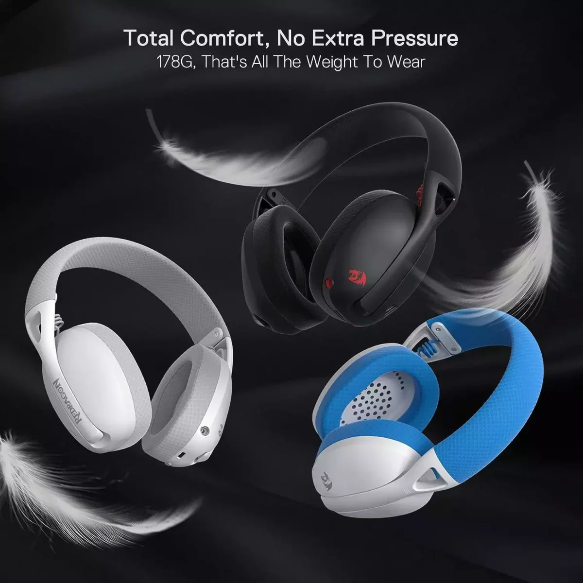 Redragon H848 IRE PRO Wireless / Bluetooth / Wired Gaming Headset - 7.1 Surround Sound