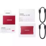 SAMSUNG Portable SSD T7 USB 3.2 1TB (Red)
