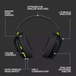 Logitech G435 LIGHTSPEED and Bluetooth Wireless Gaming Headset