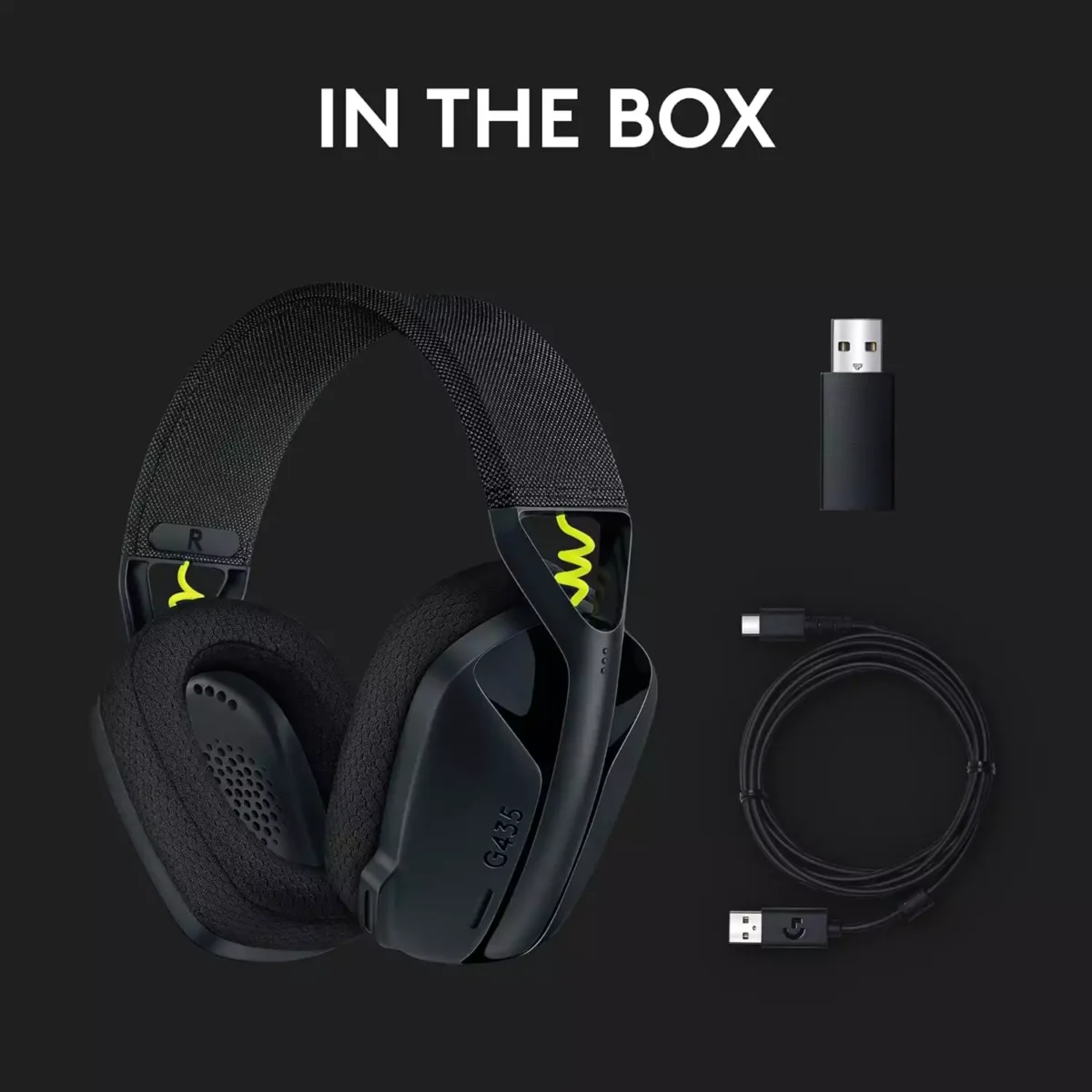 Logitech G435 LIGHTSPEED and Bluetooth Wireless Gaming Headset