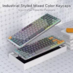 Redragon K652 AZURE 75% Bluetooth/2.4Ghz/Wired Tri-Mode RGB Mechanical Keyboard