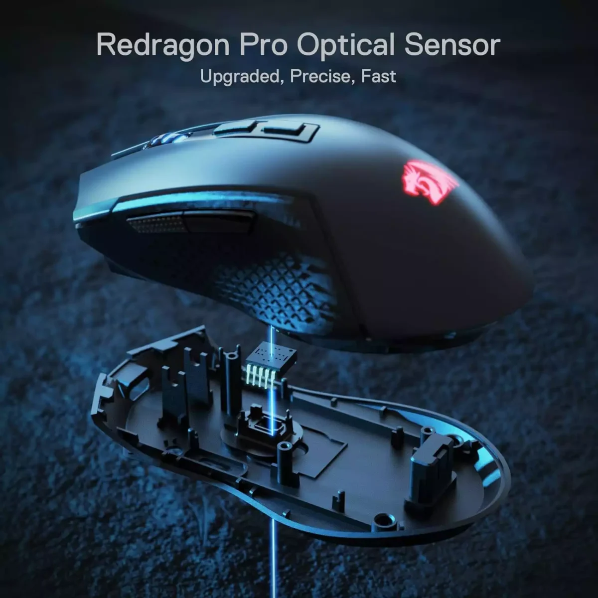 Redragon M693 3-Mode Connection Wireless Bluetooth Wired Gaming Mouse
