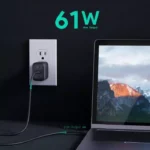 AUKEY Omnia PA-B2 USB C 61W GaN Wall Charger - PD 3.0 Fast Charging with Dynamic Detect