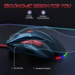 MONSTER AIRMARS KM4S RGB Gaming Mouse - Optical Sensor 16,000 DPI