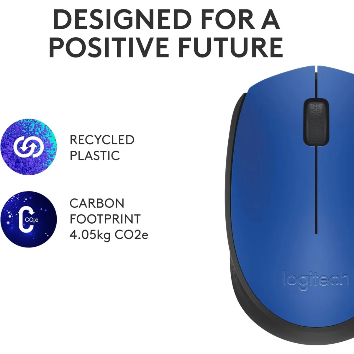 Logitech M171 WIRELESS MOUSE (Blue)