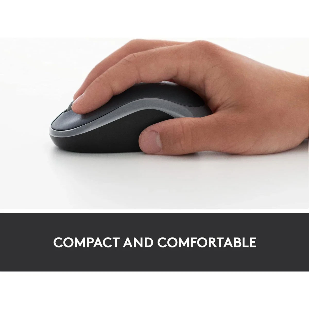 Logitech M185 Wireless Mouse (Blue)