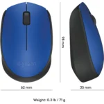 Logitech M171 WIRELESS MOUSE (Blue)