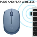 Logitech M171 WIRELESS MOUSE (Blue Grey)