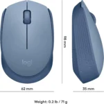 Logitech M171 WIRELESS MOUSE (Blue Grey)