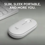 Logitech Pebble Mouse 2 M350s Slim Bluetooth Wireless Mouse (Off White)