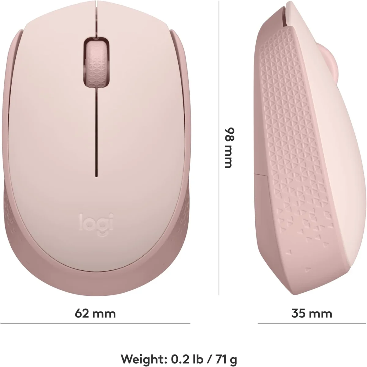 Logitech M171 WIRELESS MOUSE (Rose)