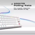 GameStop GS200 RGB Gaming Mechanical Keyboard - Outemu Brown Switches (White)