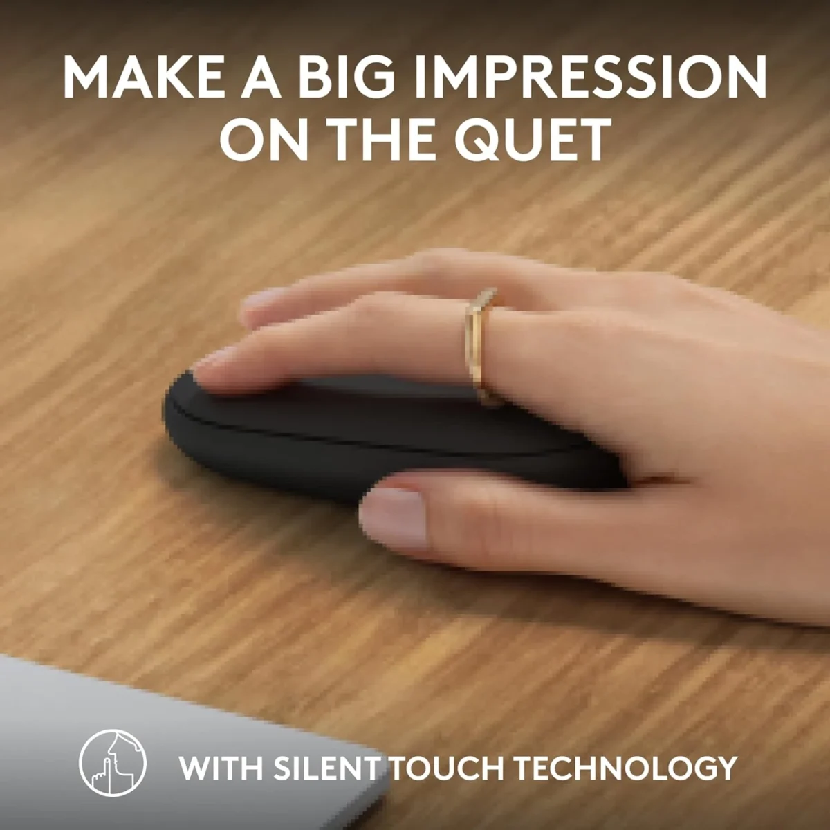 Logitech Pebble Mouse 2 M350s Slim Bluetooth Wireless Mouse (Graphite)