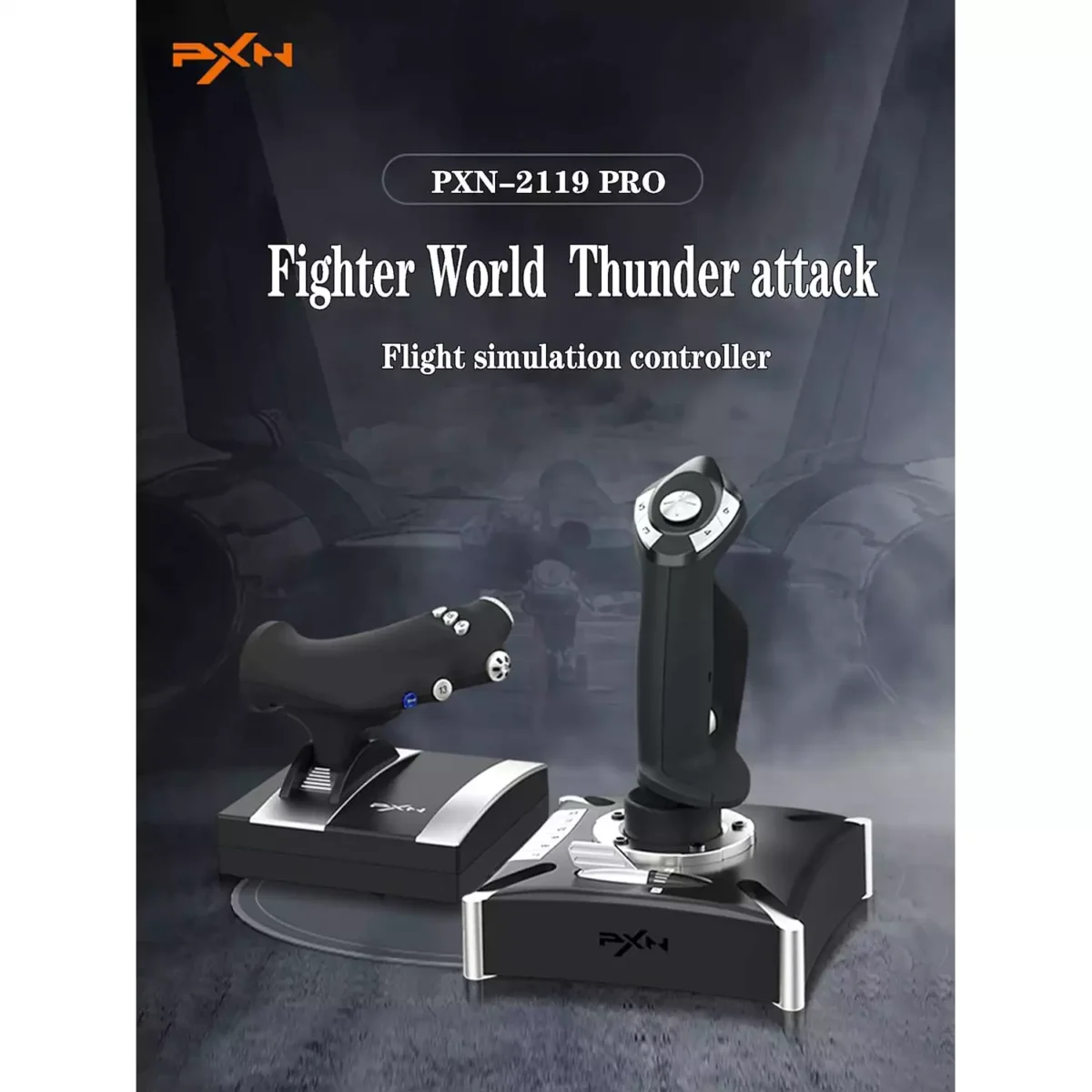 PXN-2119Pro Flight simulator controls PS4/PC with Vibration for PS4/ Windows