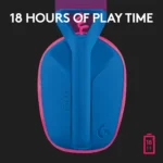 Logitech G435 LIGHTSPEED Wireless and Bluetooth Gaming Headset (Blue)