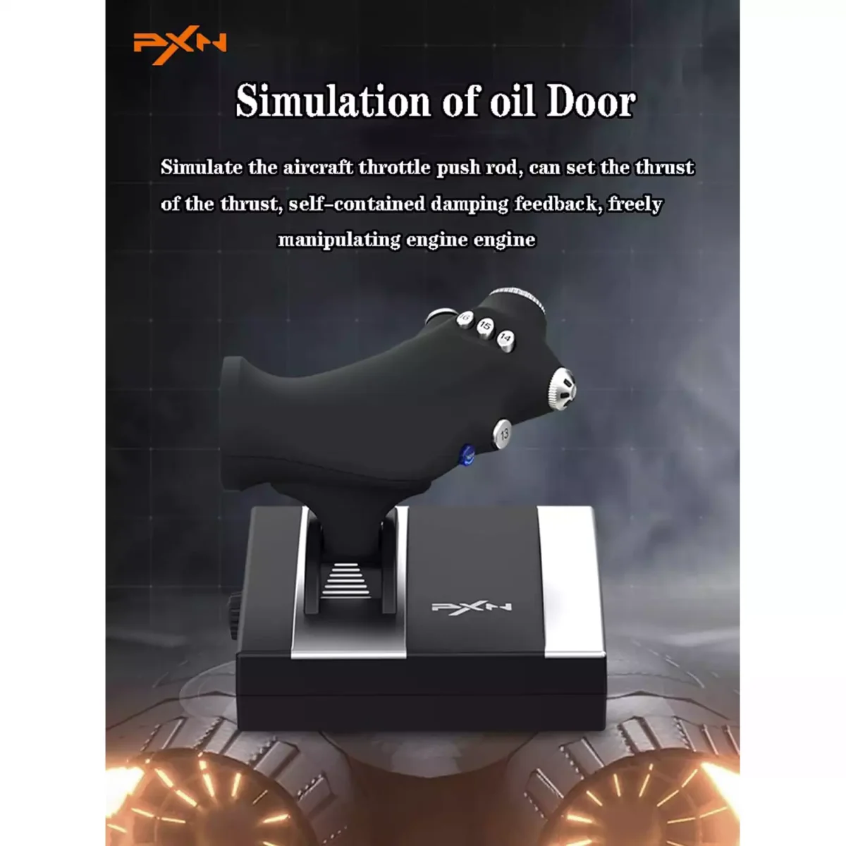 PXN-2119Pro Flight simulator controls PS4/PC with Vibration for PS4/ Windows