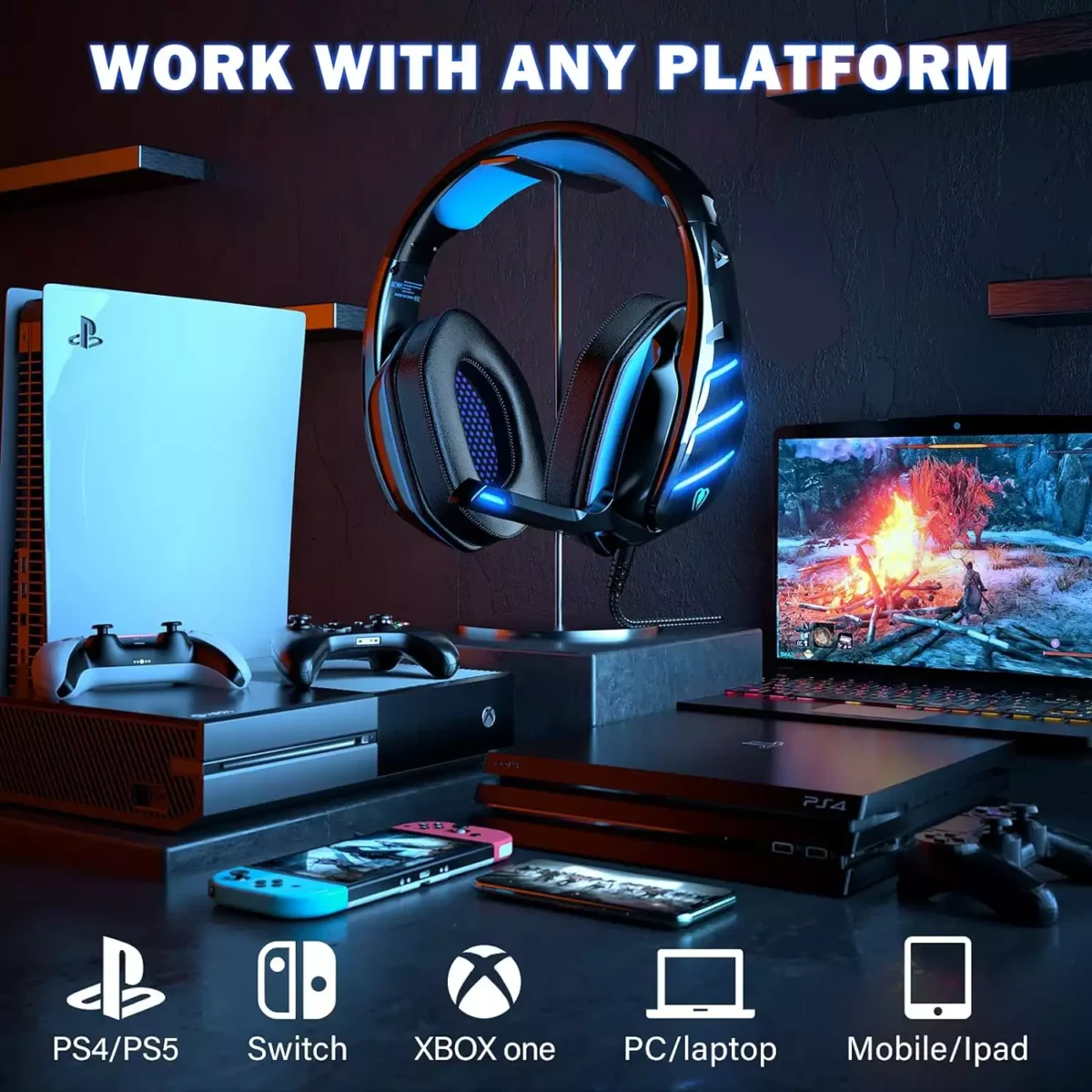 Beexcellent GM3 Gaming Headset (Black)