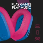 Logitech G435 LIGHTSPEED Wireless and Bluetooth Gaming Headset (Blue)