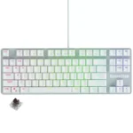 GameStop GS200 RGB Gaming Mechanical Keyboard - Outemu Brown Switches (White)