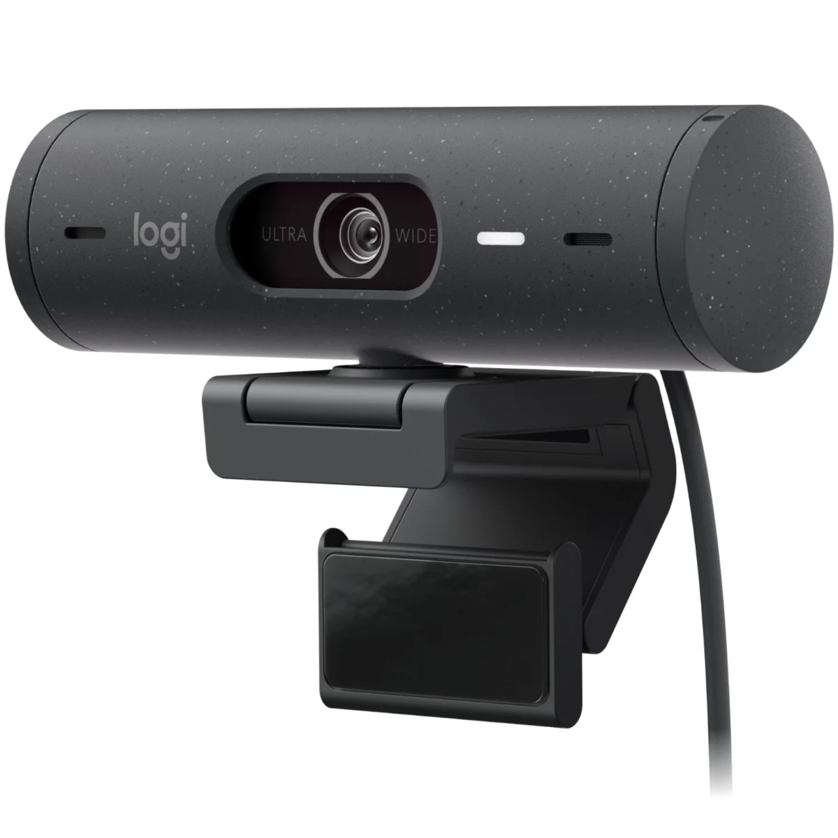 Logitech Brio 500 Full HD Webcam with Auto Light Correction,Show Mode, Dual Noise Reduction Mics (Graphite)