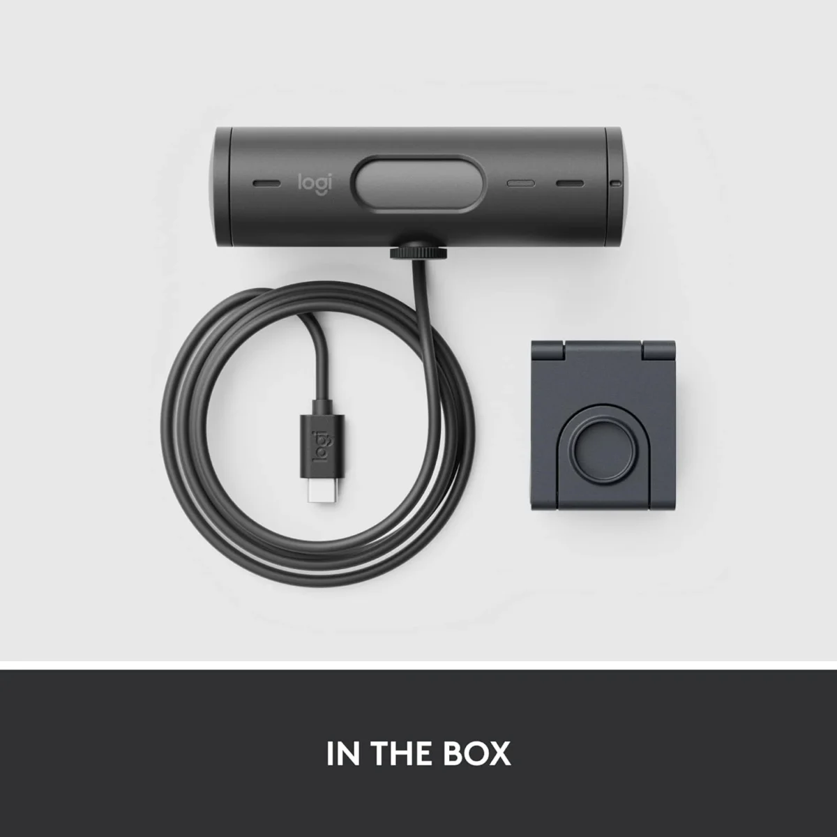 Logitech Brio 500 Full HD Webcam with Auto Light Correction,Show Mode, Dual Noise Reduction Mics (Graphite)