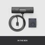 Logitech Brio 500 Full HD Webcam with Auto Light Correction,Show Mode, Dual Noise Reduction Mics (Graphite)