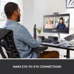 Logitech Brio 500 Full HD Webcam with Auto Light Correction,Show Mode, Dual Noise Reduction Mics (Graphite)