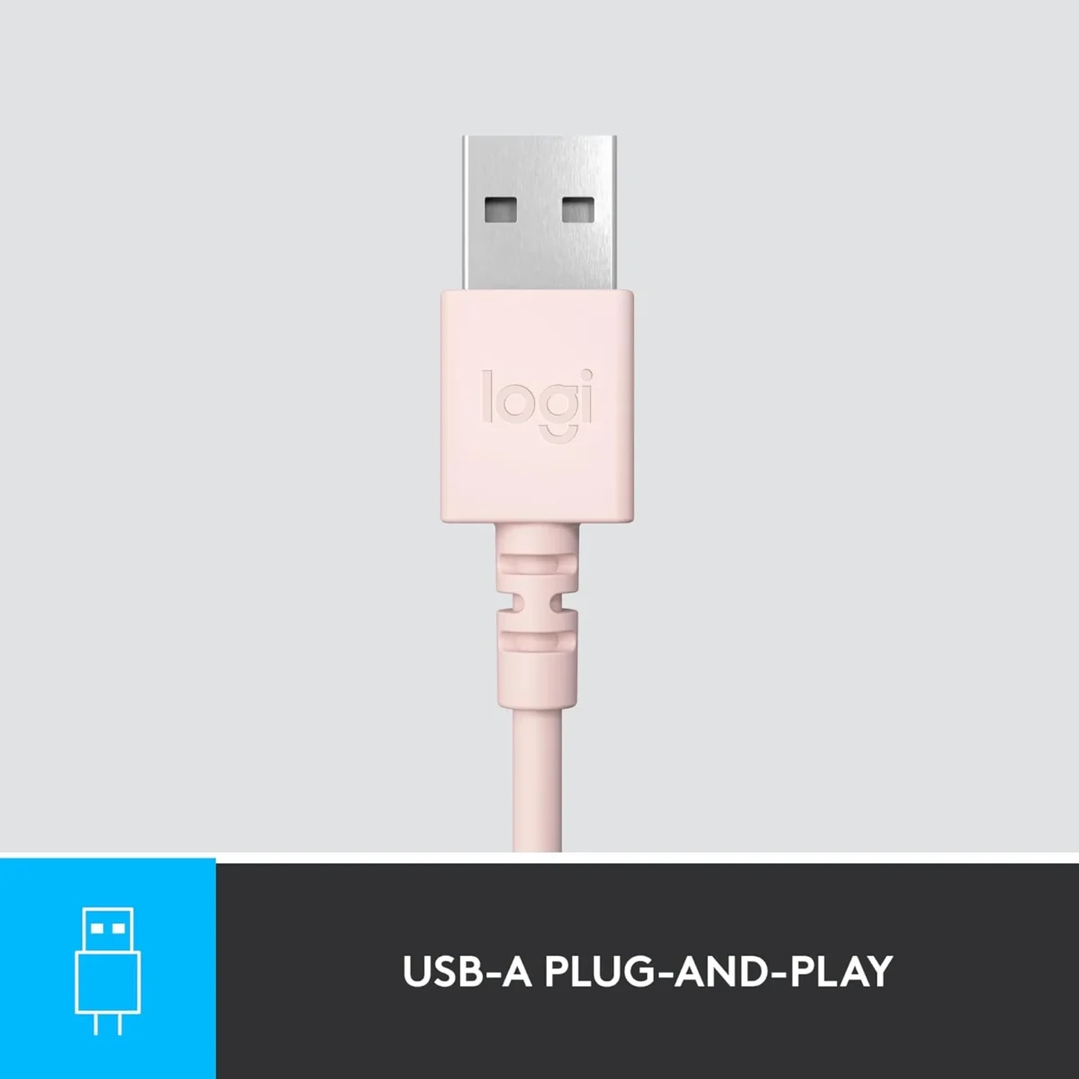 Logitech H390 USB Headset (Rose)