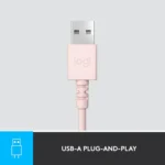 Logitech H390 USB Headset (Rose)