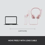 Logitech H390 USB Headset (Rose)