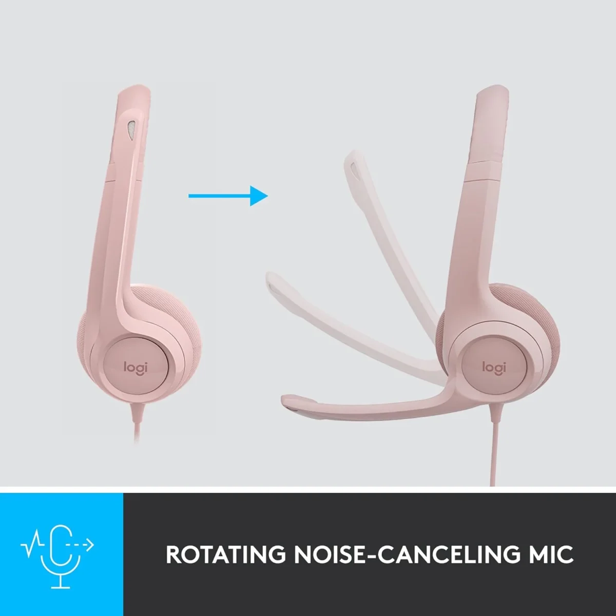 Logitech H390 USB Headset (Rose)