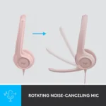 Logitech H390 USB Headset (Rose)