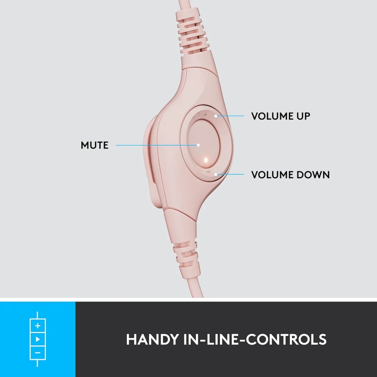 Logitech H390 USB Headset (Rose)