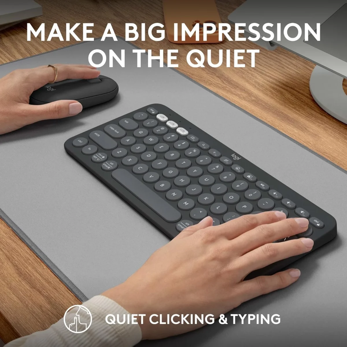 Logitech Pebble 2 Bluetooth KEYBOARD AND MOUSE COMBO (Arabic)