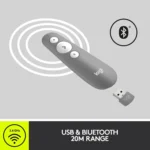 Logitech R500s LASER PRESENTATION REMOTE (MID GREY)