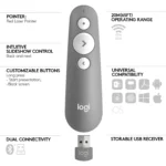 Logitech R500s LASER PRESENTATION REMOTE (MID GREY)