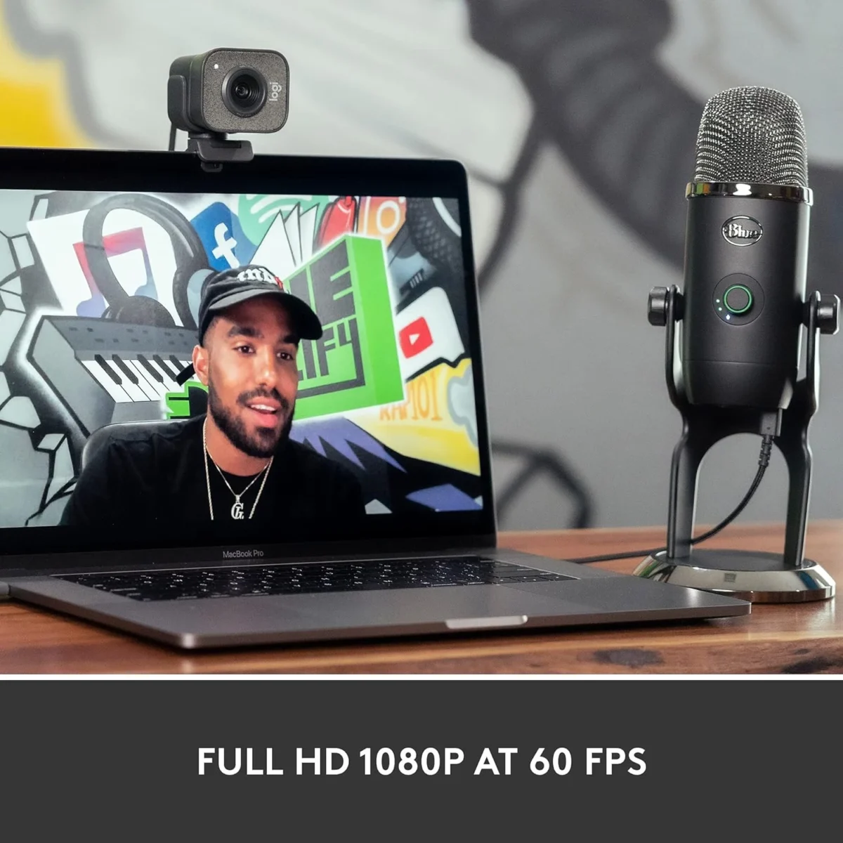 Logitech StreamCam Premium Webcam for Streaming and Content Creation Full HD 1080p 60 fps