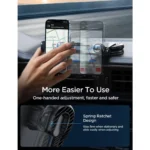 LISEN Car Cell Phone Holder Mount, Universal Phone Holder Mount for Car Vent, Hands Free&No Blocking, Dash Car Phone Holder Mount for Dashboard Air Vent Windshield Fit All 4''-7'' iPhone Android