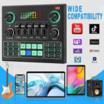 V9 Audio Interface, Sound Card with Voice Changer