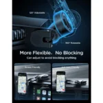 LISEN Car Cell Phone Holder Mount, Universal Phone Holder Mount for Car Vent, Hands Free&No Blocking, Dash Car Phone Holder Mount for Dashboard Air Vent Windshield Fit All 4''-7'' iPhone Android