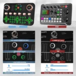 K600 Sound Card Professional Live 48V Phantom Power Broadcast Equipment Accessory Audio Sound Card Mixer Mobile Phone Computer Universal