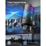 FIFINE A8 Plus AmpliGame USB Condenser Gaming Microphone