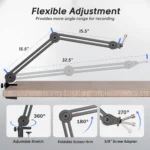 FIFINE BM63 Microphone Boom Arm Stand