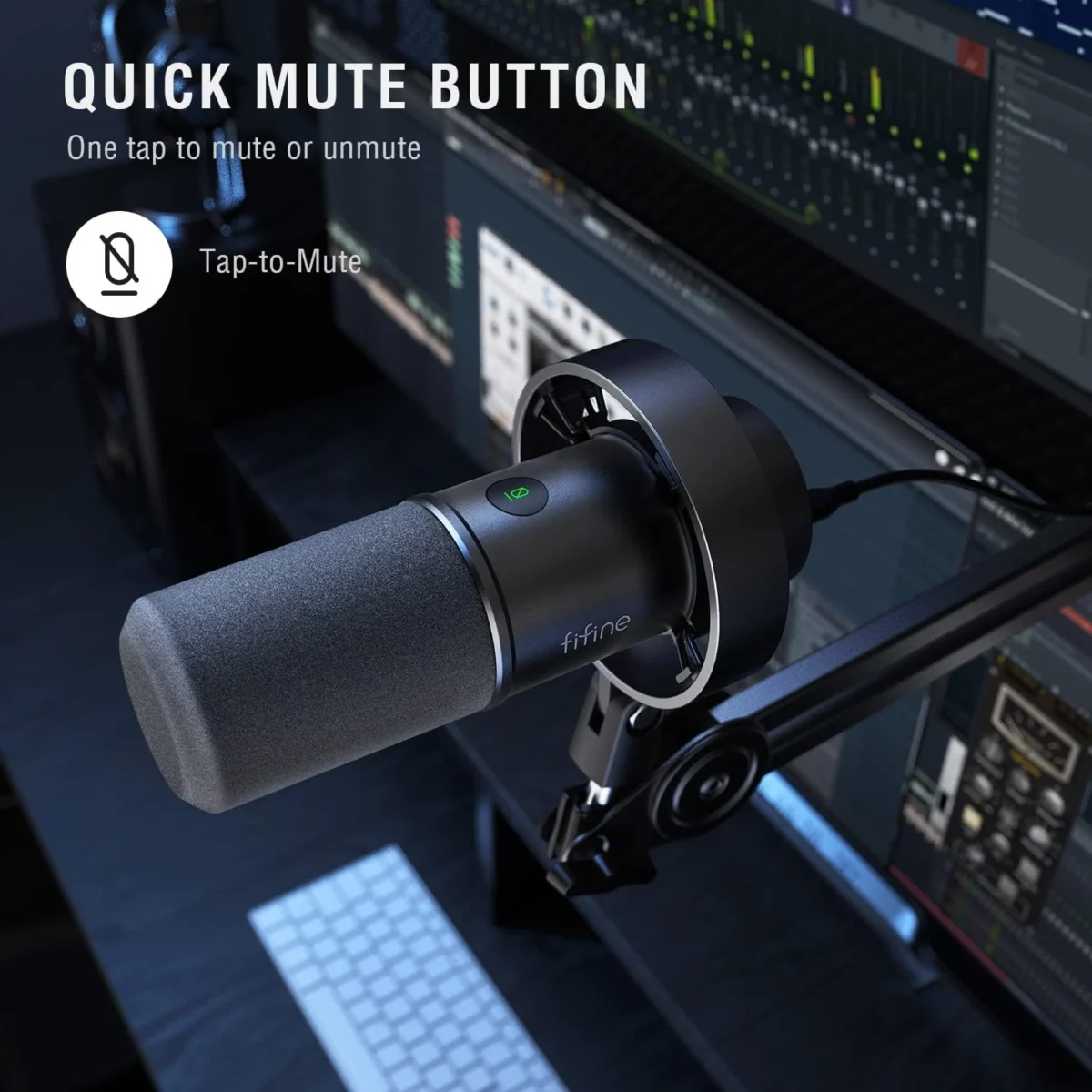 FIFINE K688 Dynamic Podcast Microphone XLRUSB