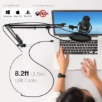 FIFINE T669 Studio Condenser USB Microphone Computer PC Microphone Kit