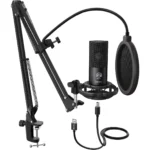 FIFINE T669 Studio Condenser USB Microphone Computer PC Microphone Kit