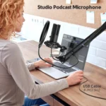 FIFINE T669 Studio Condenser USB Microphone Computer PC Microphone Kit