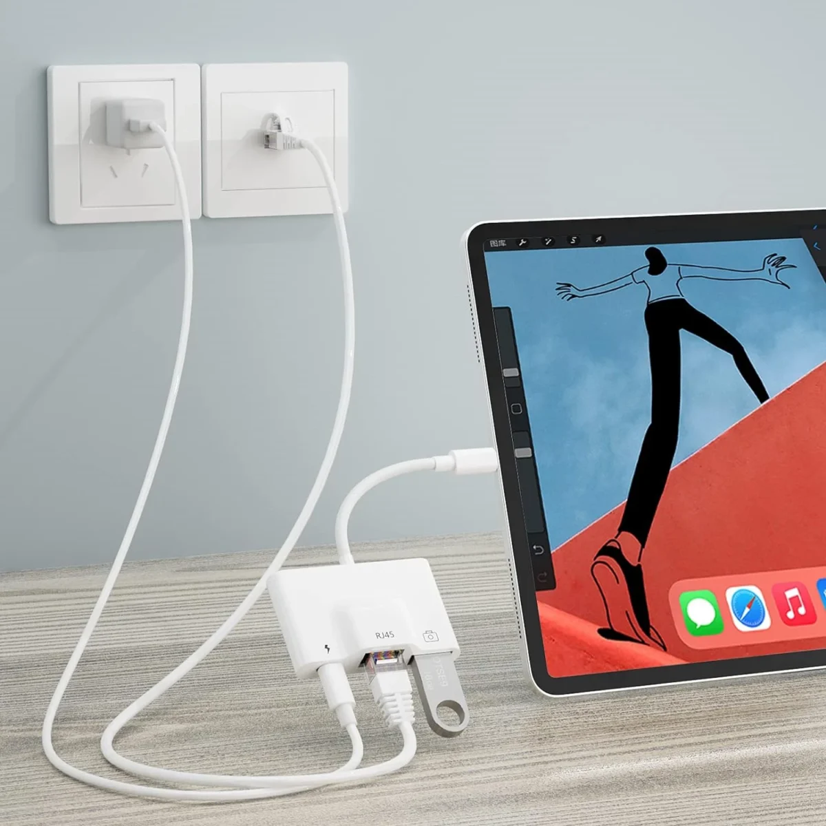 Lightning to Ethernet USB 3 Adapter